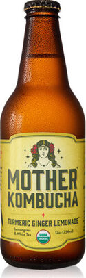 Mother kombucha turmeric ginger lemonade kombucha