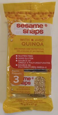Sesame Snack with Quinoa