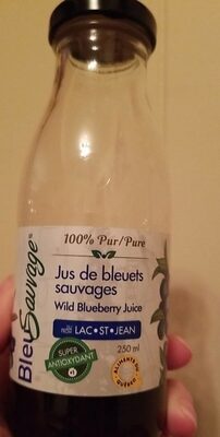 Jus de bleuets sauvages