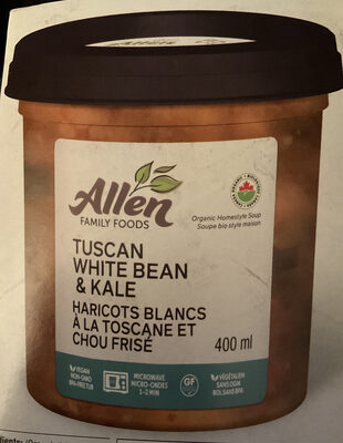 Tuscan White Bean and Kale Organic Soup