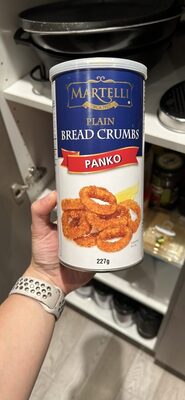 Plain bread crumbs panko