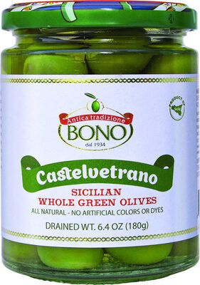 Bono castelvetrano sicilian whole green