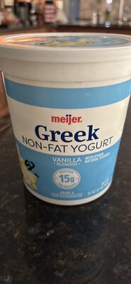 Vanilla Greek Yogurt Non-Fat