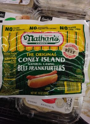 Beef frankfurters