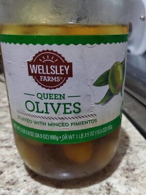 Imported Spanish Queen Olives Stuffed With Minced Pimientos