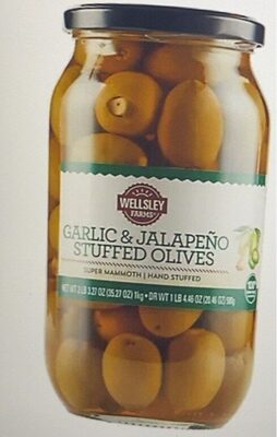 Garlic & jalapeno stuffed olives