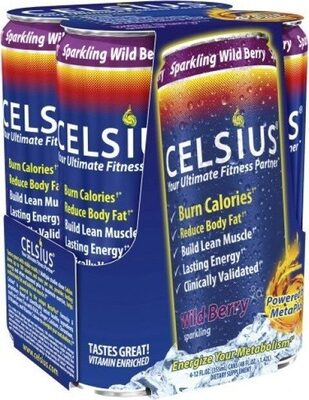 Sparkling wild berry fitness drink
