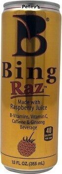 Bing Raz Energizing Juice Beverage
