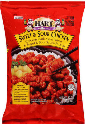 Chicken Dark Meat Fritters & Sweet & Sour Sauce Packets