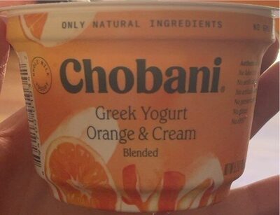 Greek Yogurt Orange & Cream Blended