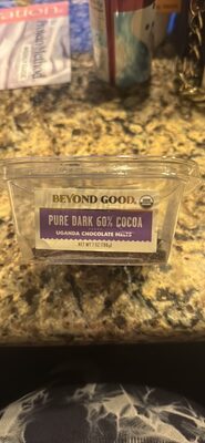 PURE DARK 60% COCOA UGANDA CHOCOLATE MELTS