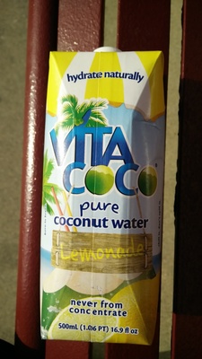 Vita coco, pure coconut water, lemonade
