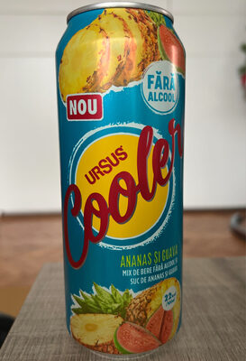 bere fără alcool cu aromă de ananas și goava