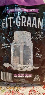 Cereal Granola de Coco y Pasas