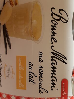 bonne maman ma semoule au lait