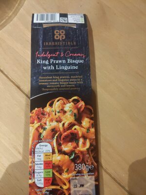 king prawn bisque linguine