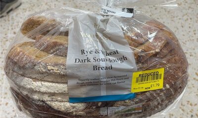 Rye & Wheat Dark Sourdough Bread