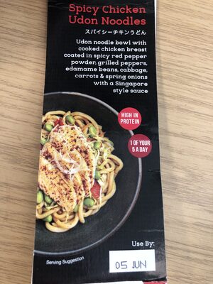 Spicy Chicken Udon Noodles