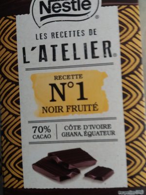 les recettes de l'atelier