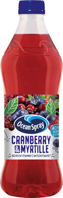 Ocean Spray cranberry myrtille