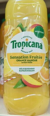 Sensation fruitée orange mangue