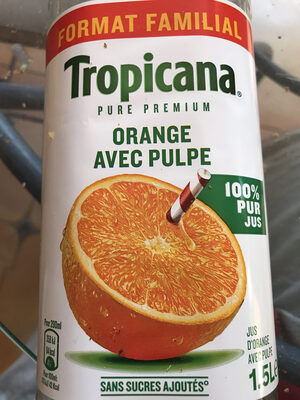 Tropicana pure premium orange avec pulpe