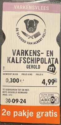Varkens- En Kalfschipolata