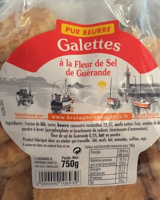 Galettes à la fleur de sel de Guérande