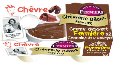 Crème dessert chèvre fermière Chocolat