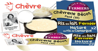 Riz au lait fermier Chèvre Nature