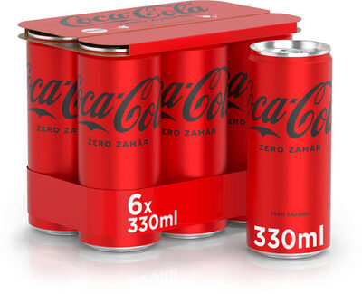 Coca-Cola Zero Zahar 6X0.33L DOZA