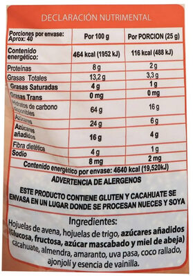 Granola Don Luis de cereales horneados