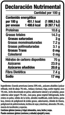 Granola Cruji Nola yogurt