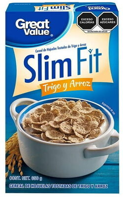 Cereal Great Value Slim Fit trigo y arroz