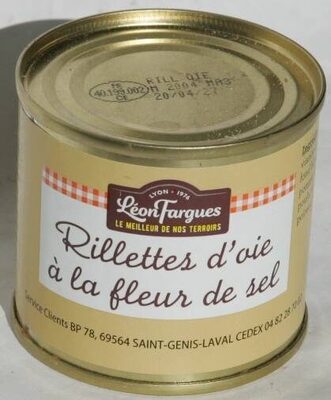 Rillettes d'oie à la fleur de sel