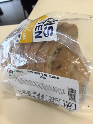 Pain brun sans gluten