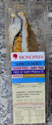 Salmon Club Sandwich