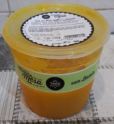 Creme sem Batata Abóbora c/ Manjericão