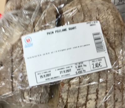 Pain poilane quart