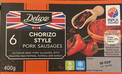 Chorizo Style Pork Sausages