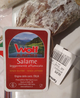 Salame leggermente affumicato