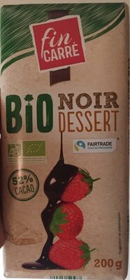 Bio noir dessert