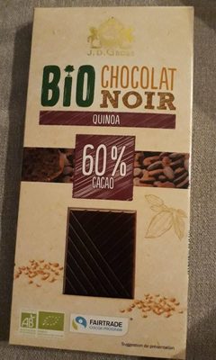 Chocolat noir quinoa bio