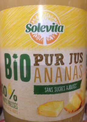 Pur jus ananas sans sucres ajoutés