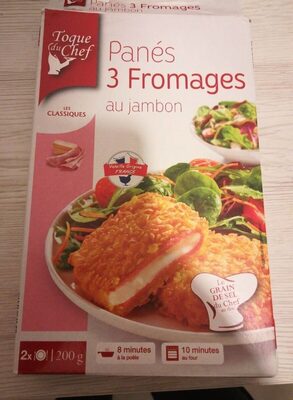 Panés 3 fromages au jambon