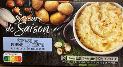 Écrasé de pomme de terre aux éclats de noisettes