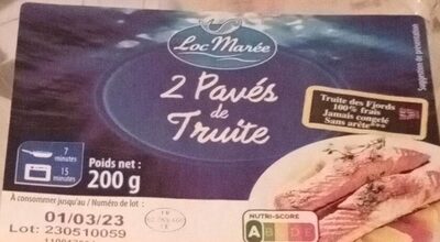 Pavés de truite