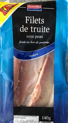 Filet de truite sans peau