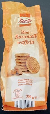 Mini Karamellwaffeln