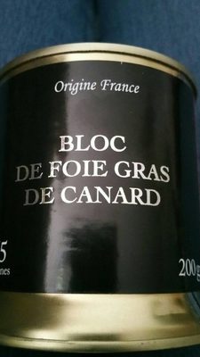 Bloc de foie gras de canard